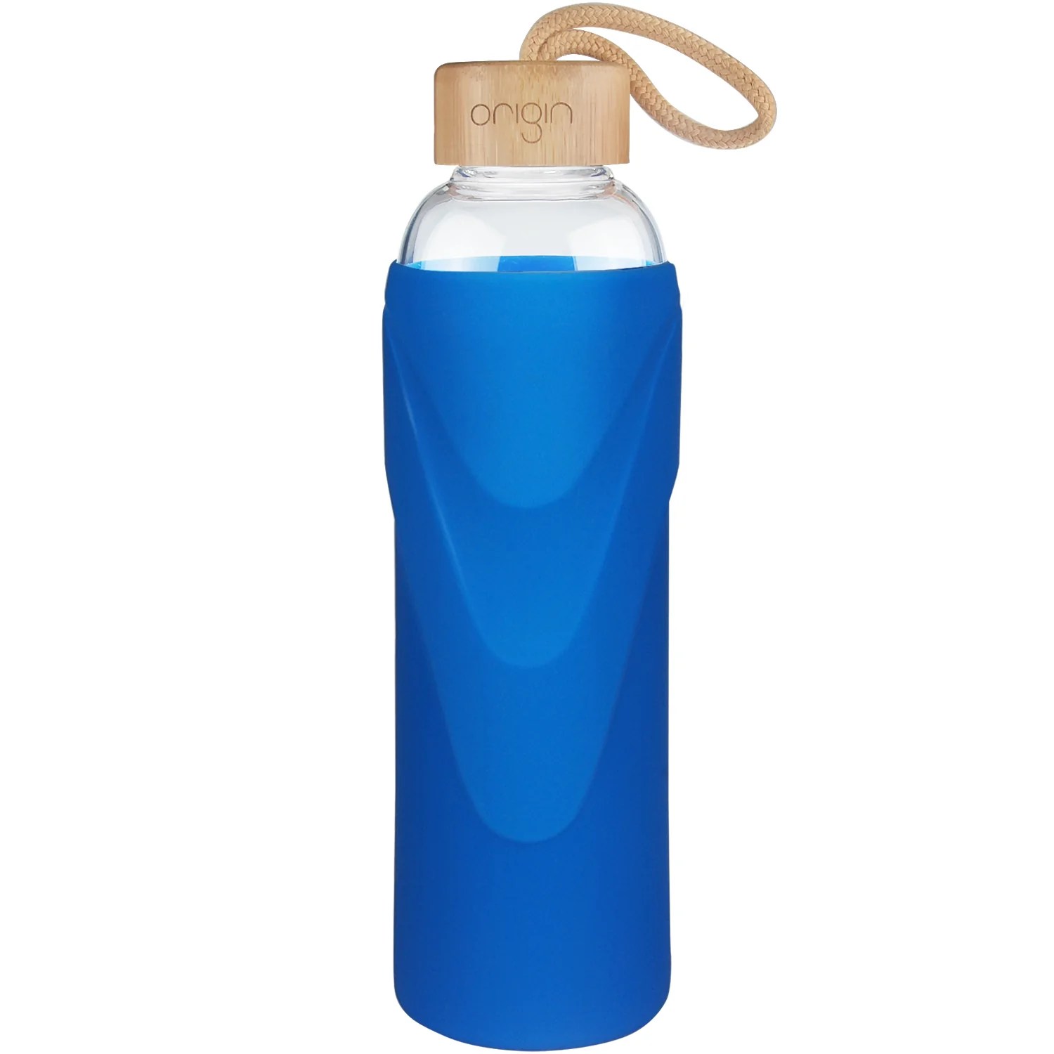 Origin Eco-friendly glass/silicone design Water Bottle