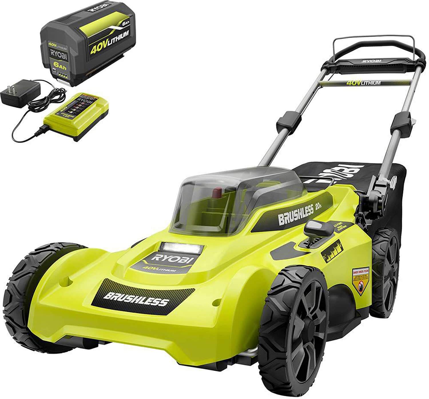 Small-but-mighty Ryobi electric lawnmower