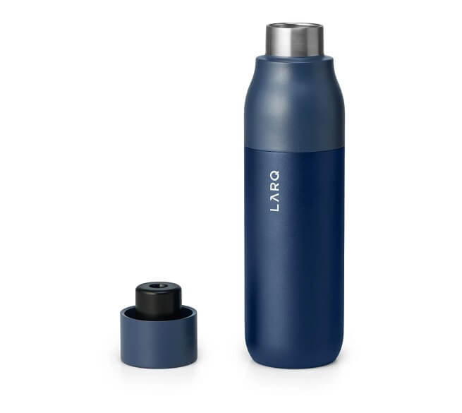 LARQ PureVis reusable water bottles