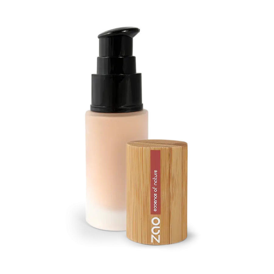 natural-looking ZAO Silk Foundation