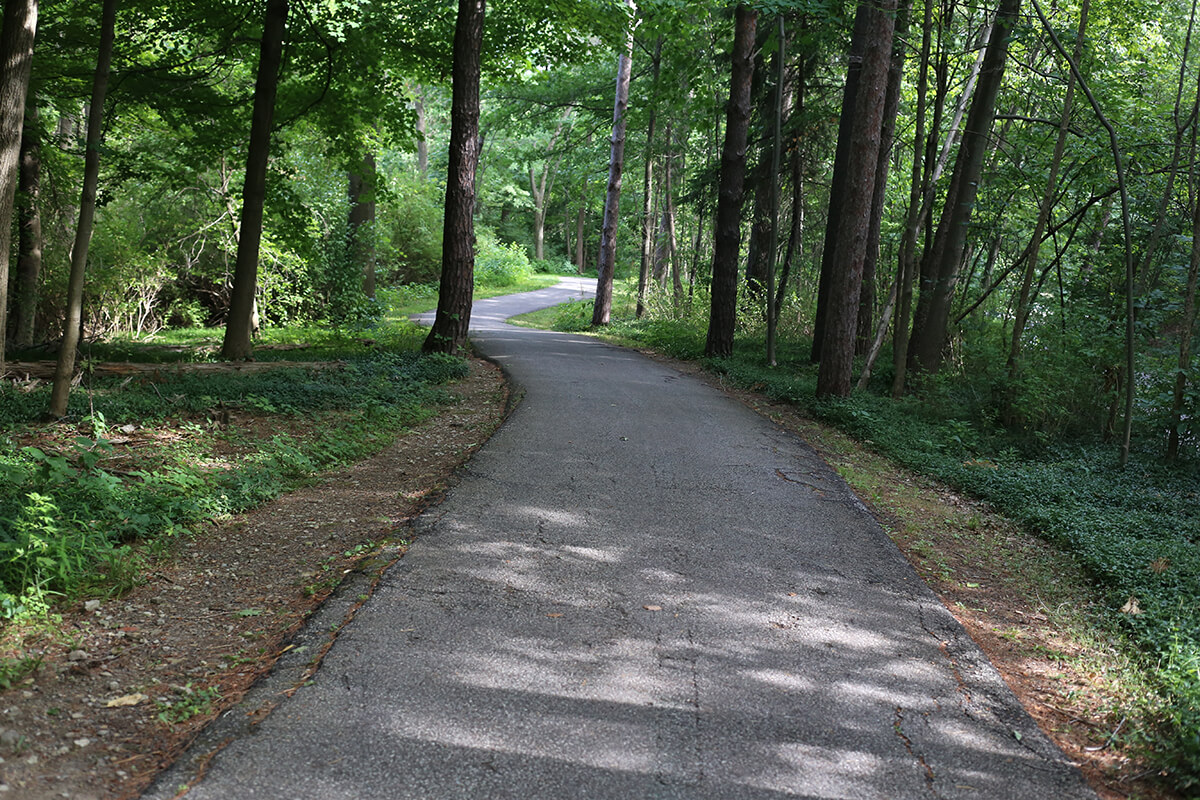 A road in Cuyahoga Park, Ohio