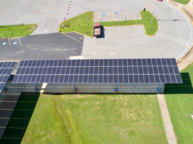 Batesville School Solar panel