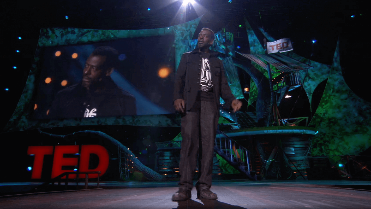 Ron Finley, also known as the “gangsta gardener' In a TED Talk