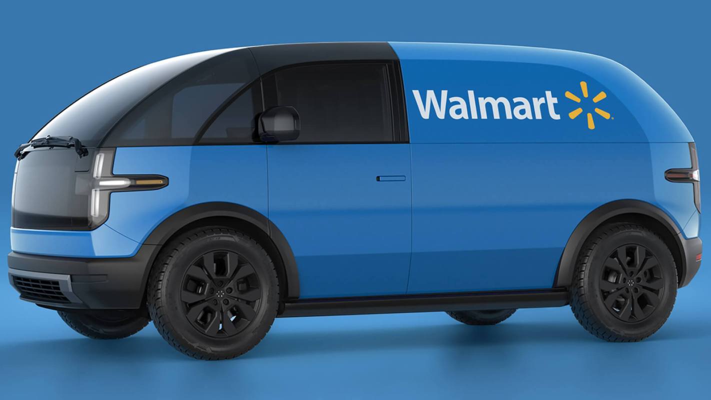 Walmart's all-electric delivery vehicles from Canoo
