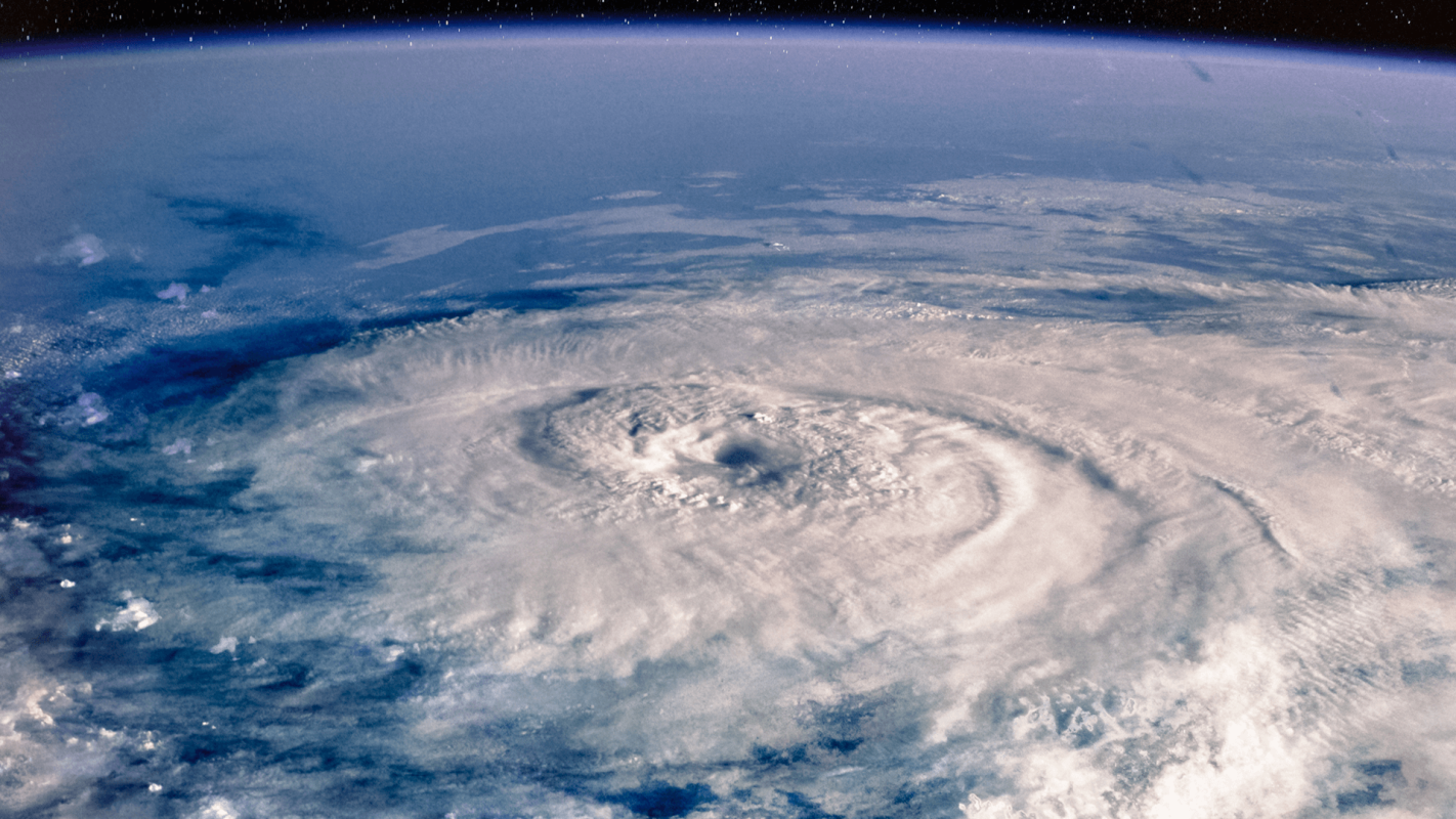 Hurricane Formation in Earth surface, view from space