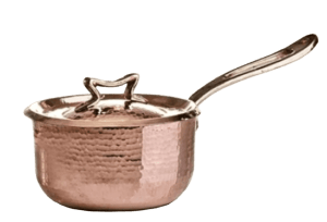 Large 10 qt Hammered Copper Dutch Oven - Amoretti Brothers