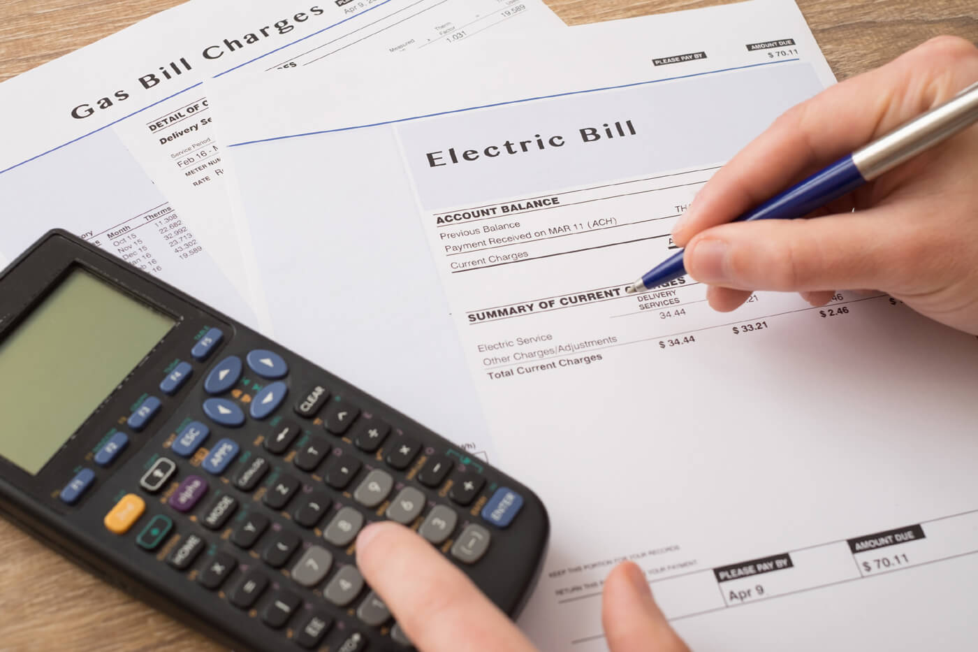 Calculating balance on your electricity bill