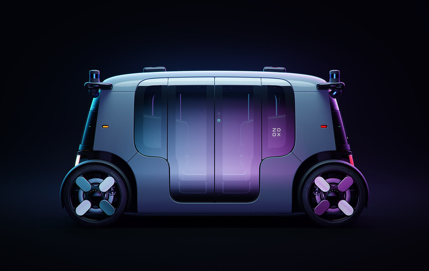 Zoox Autonomous Vehicle Reveal Side