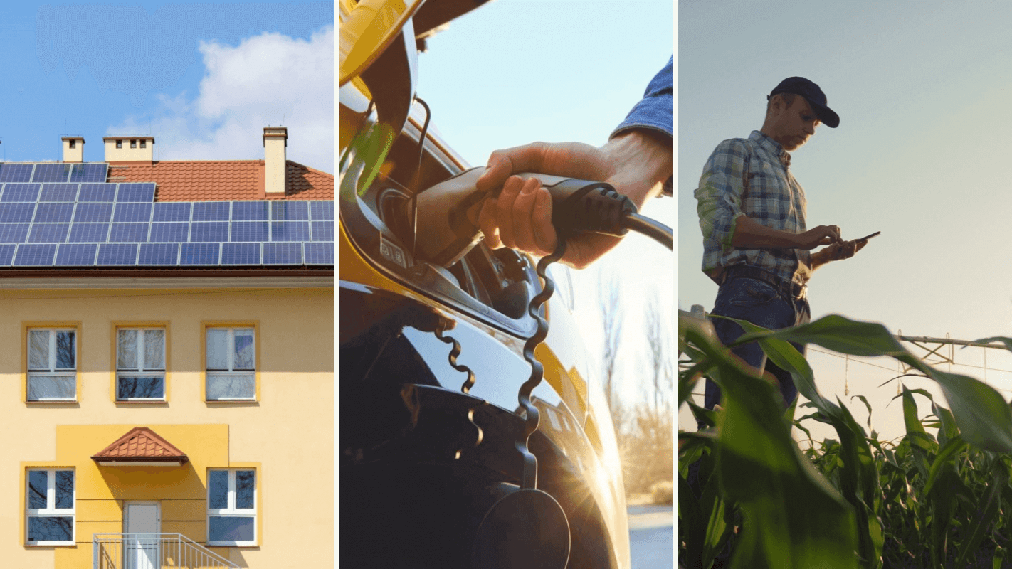 Solar panels on schools, EV chargers, and more