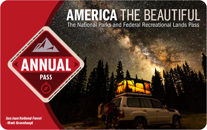National Park Pass: America the Beautiful; van life useful gifts