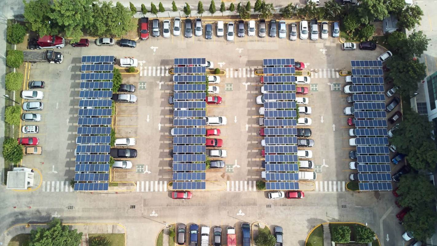 French Solar parking lots