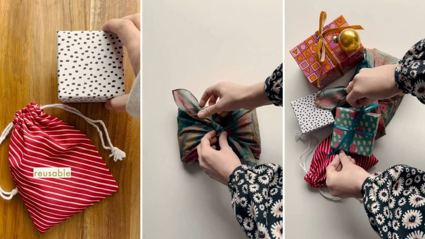 Amazing hack for wrapping presents without wrapping paper