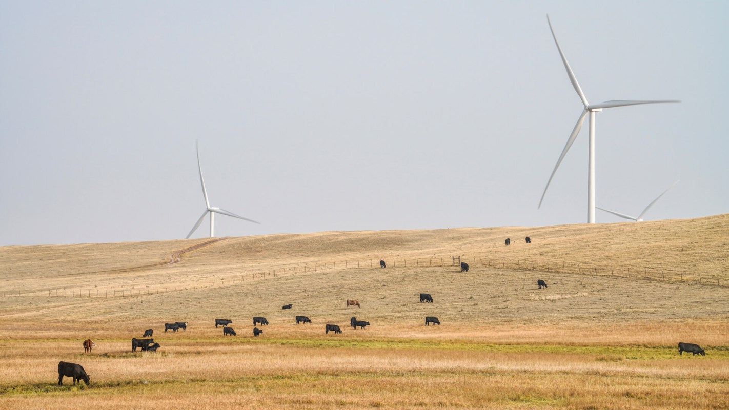 The most wind energy development in 2022. Wyoming
