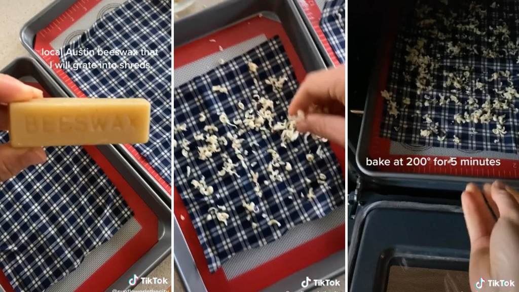 Make your own homemade beeswax wraps with this hack