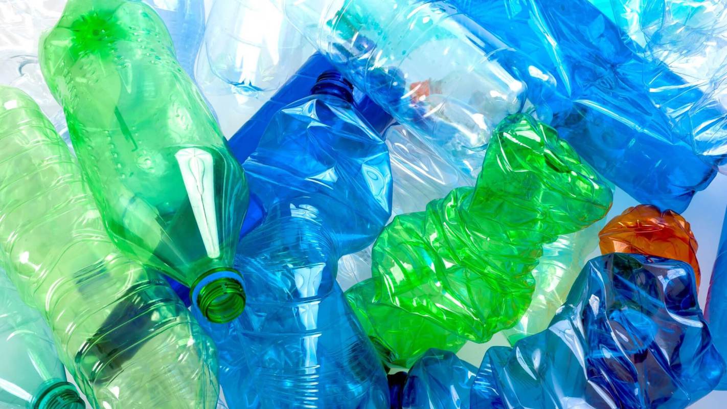 PVC plastic bottles