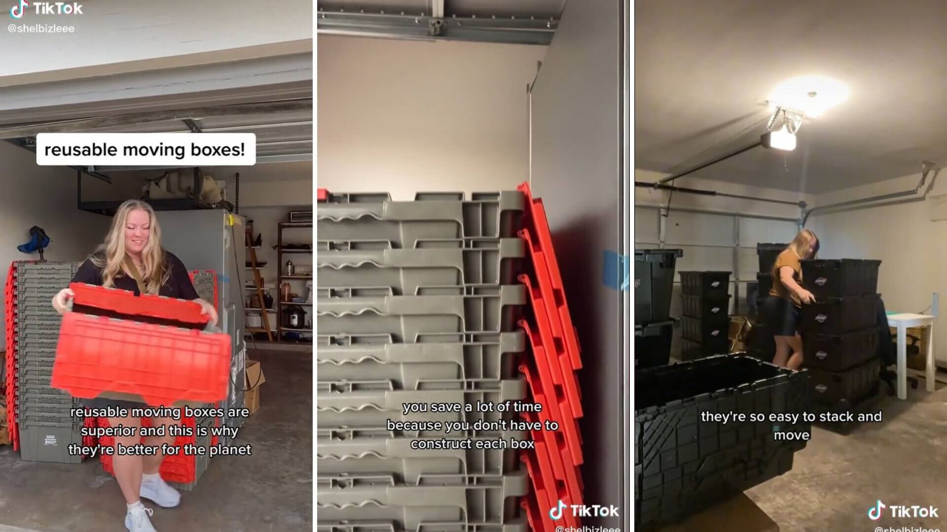 Reusable moving boxes