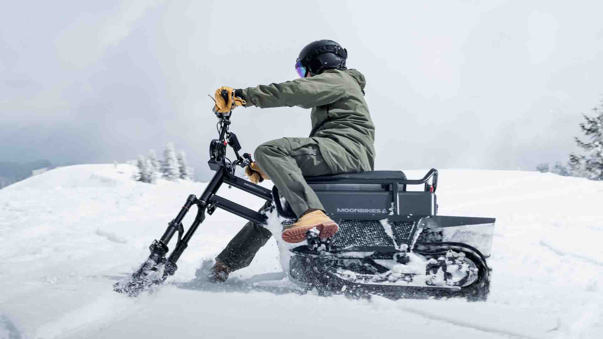 world's first-ever 'electric snowbike'