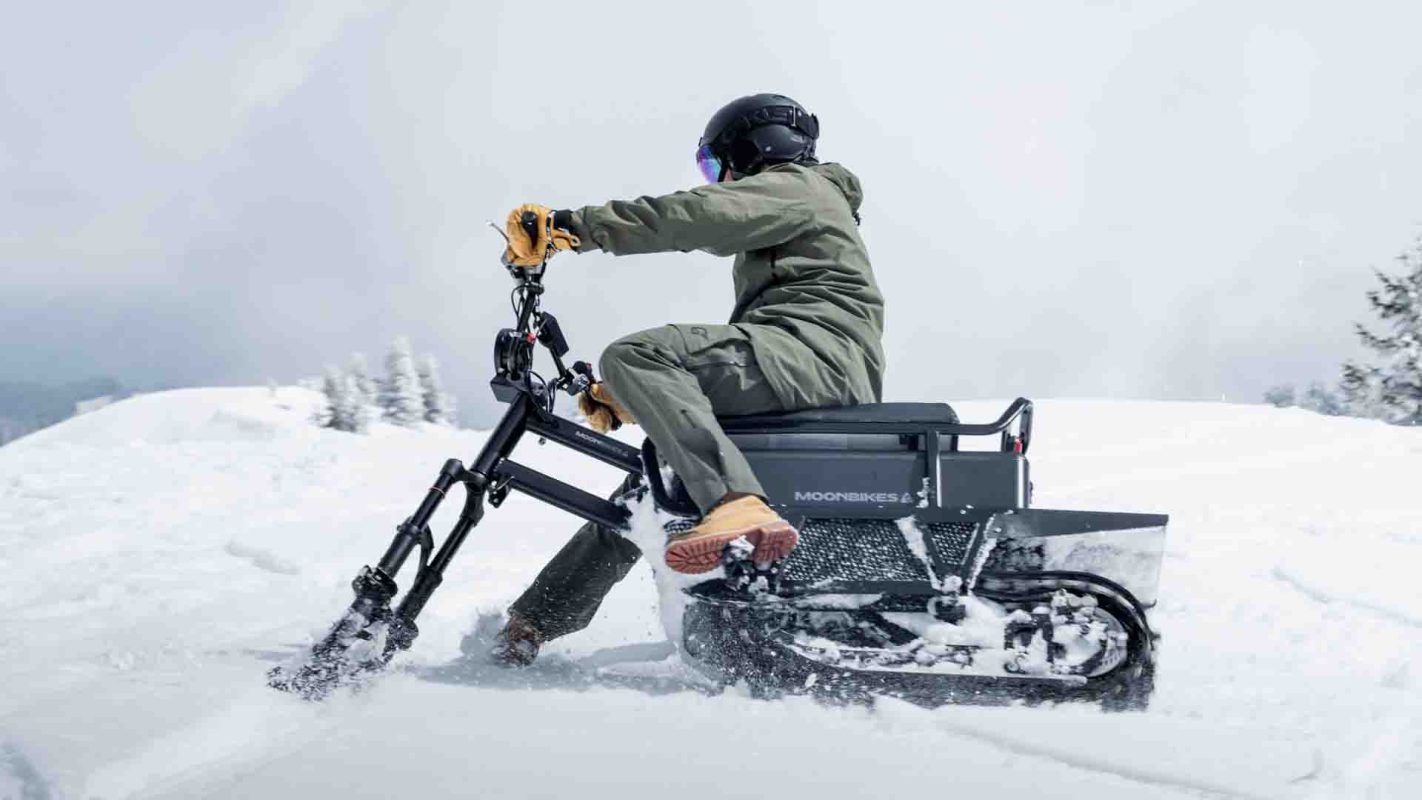 world's first-ever 'electric snowbike'