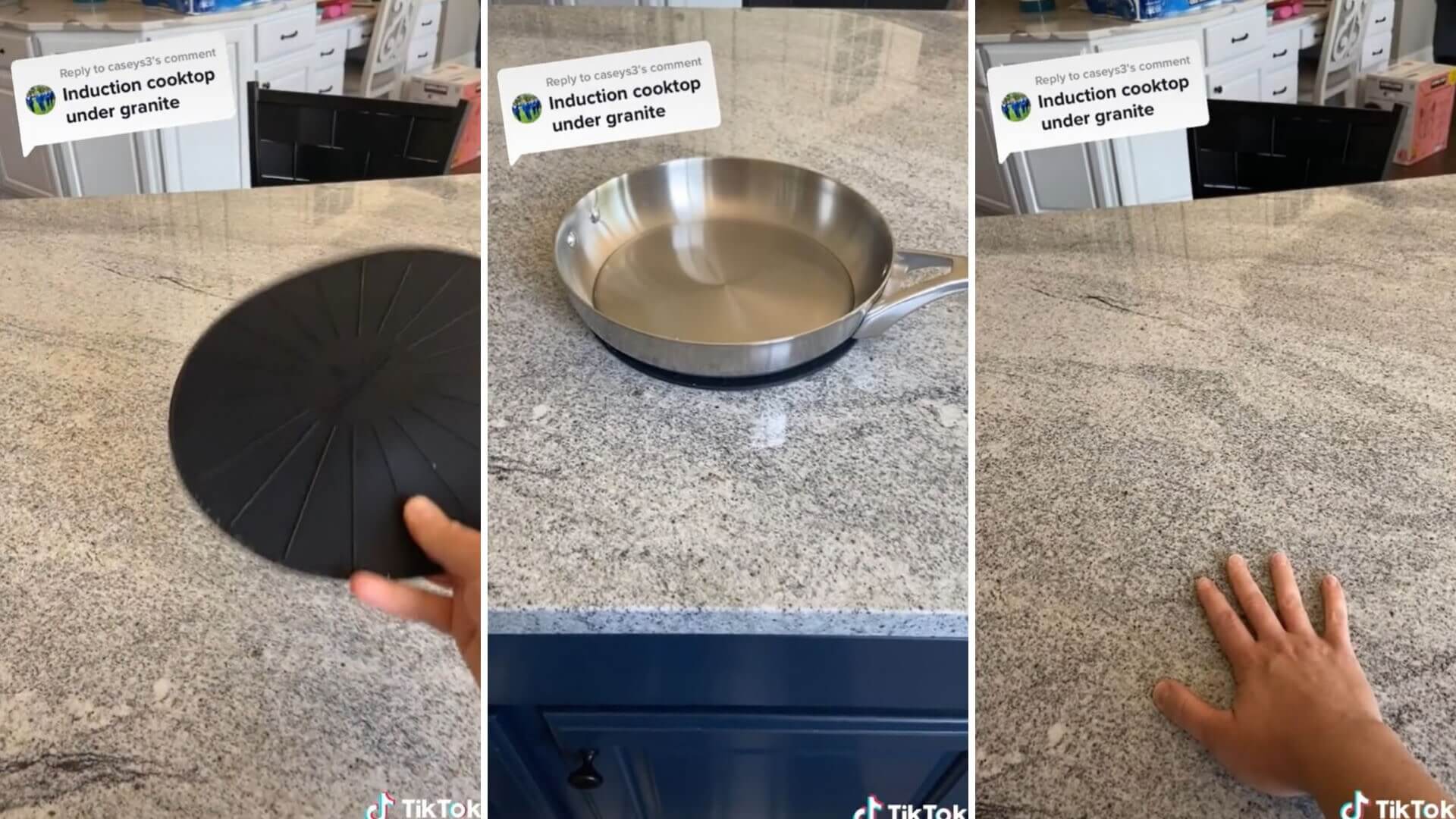 Invisible shop induction cooktop