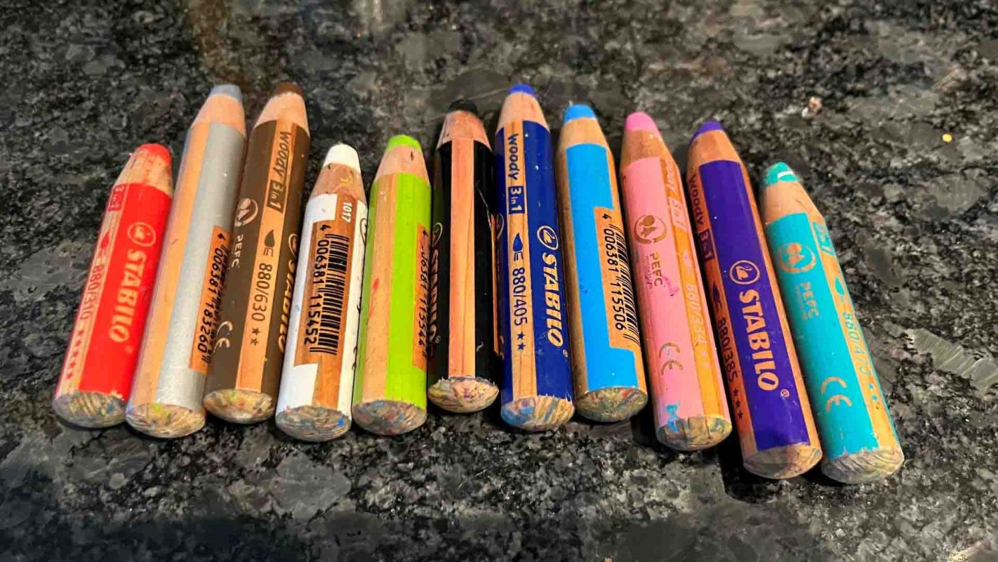 Stabilo colored pencils