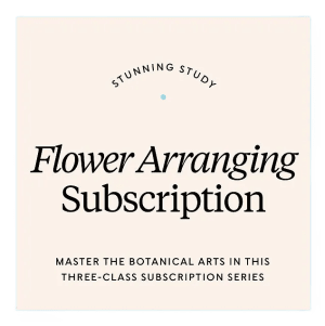 Stunning Study: Flower Arranging Subscription