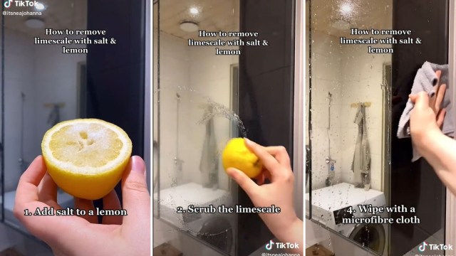 limescale out of your shower