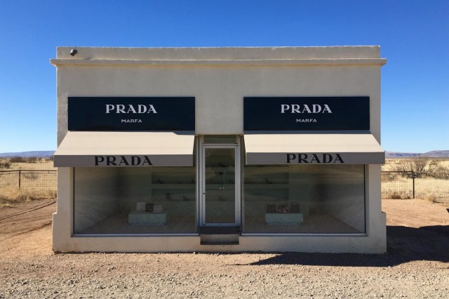 Prada Marfa, a fake Prada store in the middle of the desert