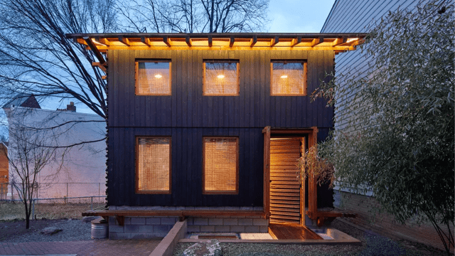 The Grass House, bamboo building