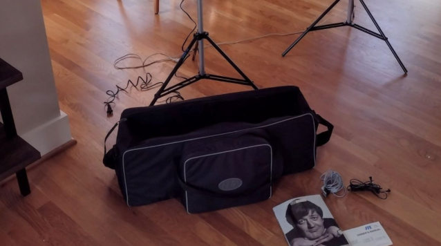 Case photography lights