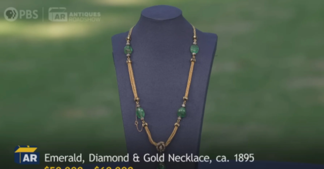 Antiques Roadshow gold necklace