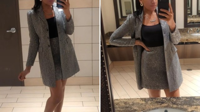 Office wardrobe, stunning secondhand suit