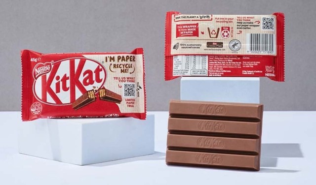 Kit Kat paper packaging