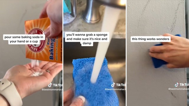 Removing scuff marks from walls