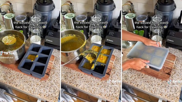 Saving food in fridge, Soup hack