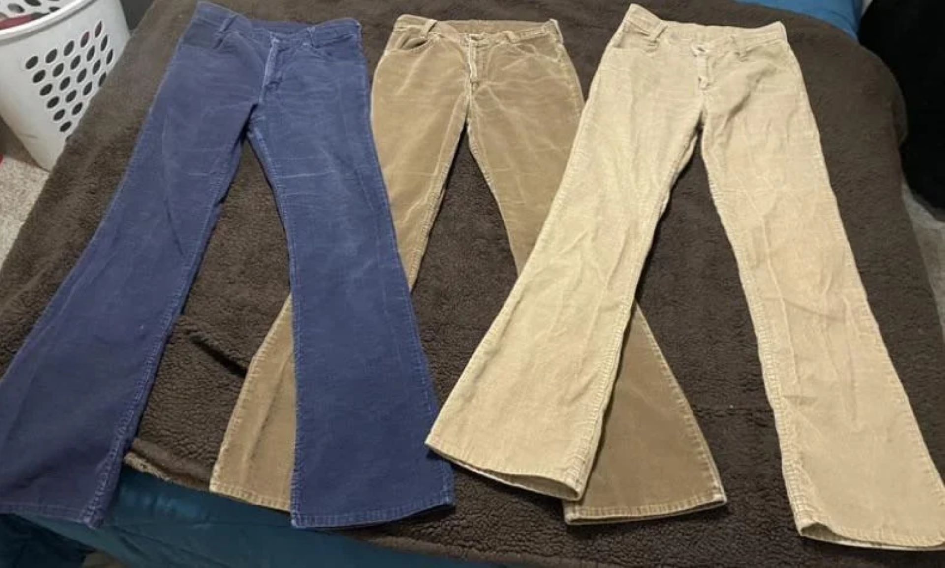 Redditor scores 3 pairs of thrifted Levi's corduroy for under $15