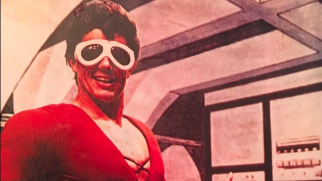 Plastic man fighting plastic