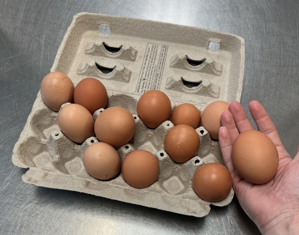 Cartons of Double Yolkers