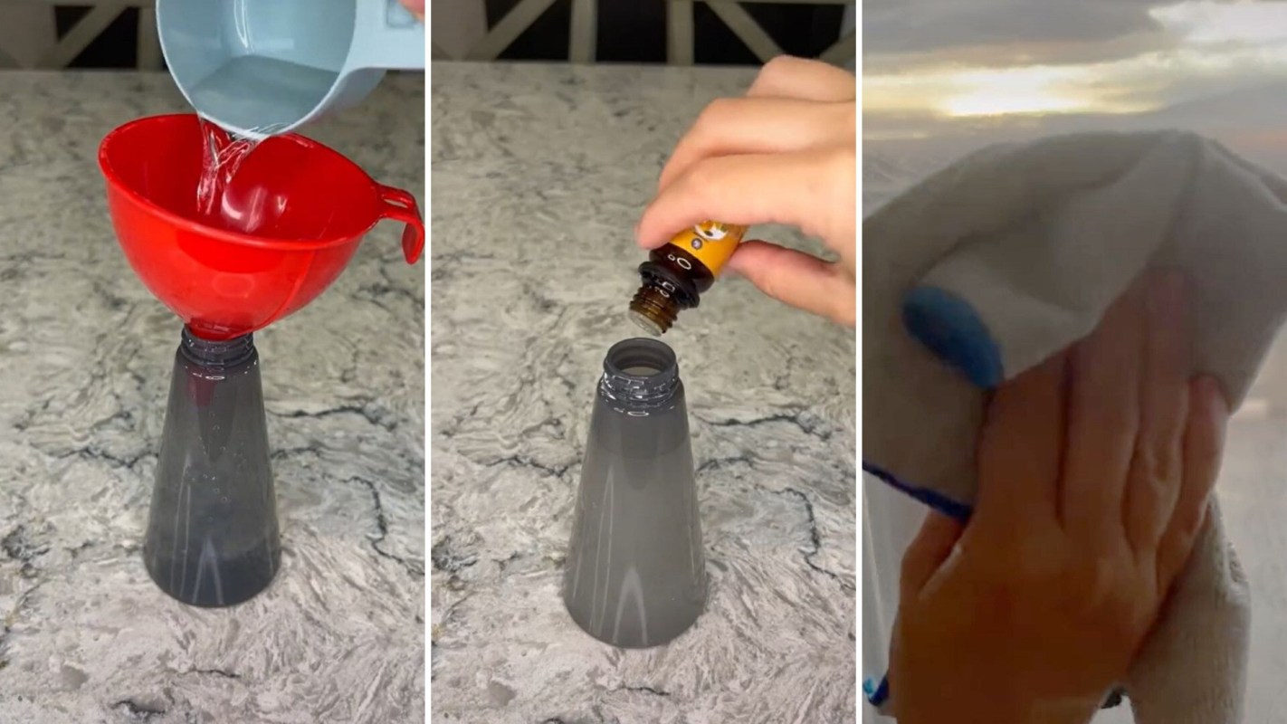 Glass cleaning hack