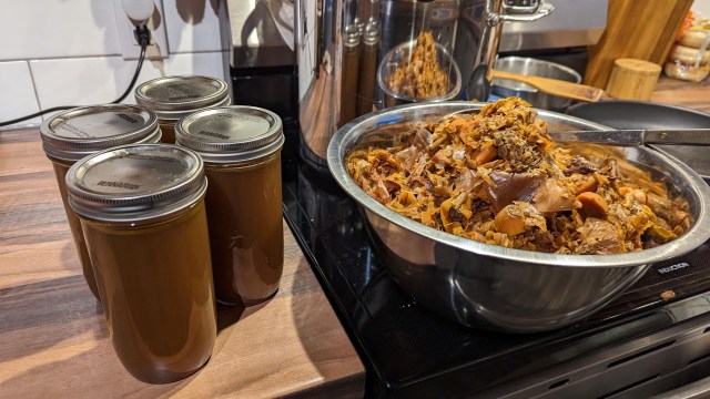 Make free broth from leftovers