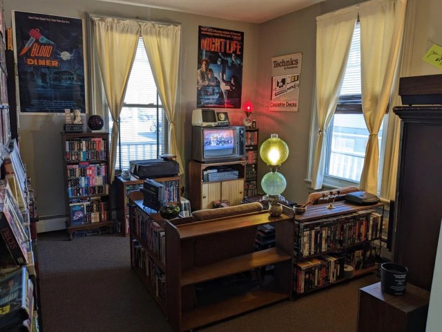 Time machine, thrifted living room