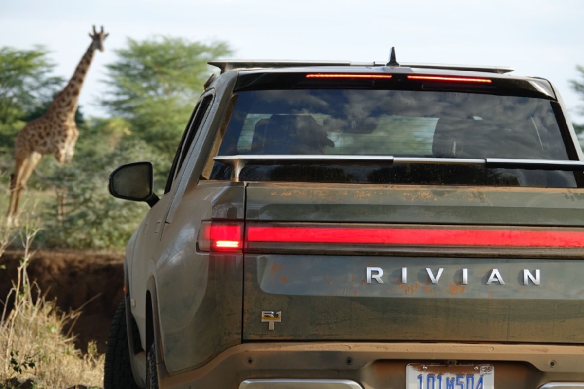 Rivian Adventure Vehicles used in conservation work