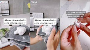 Genius shaving cream hack