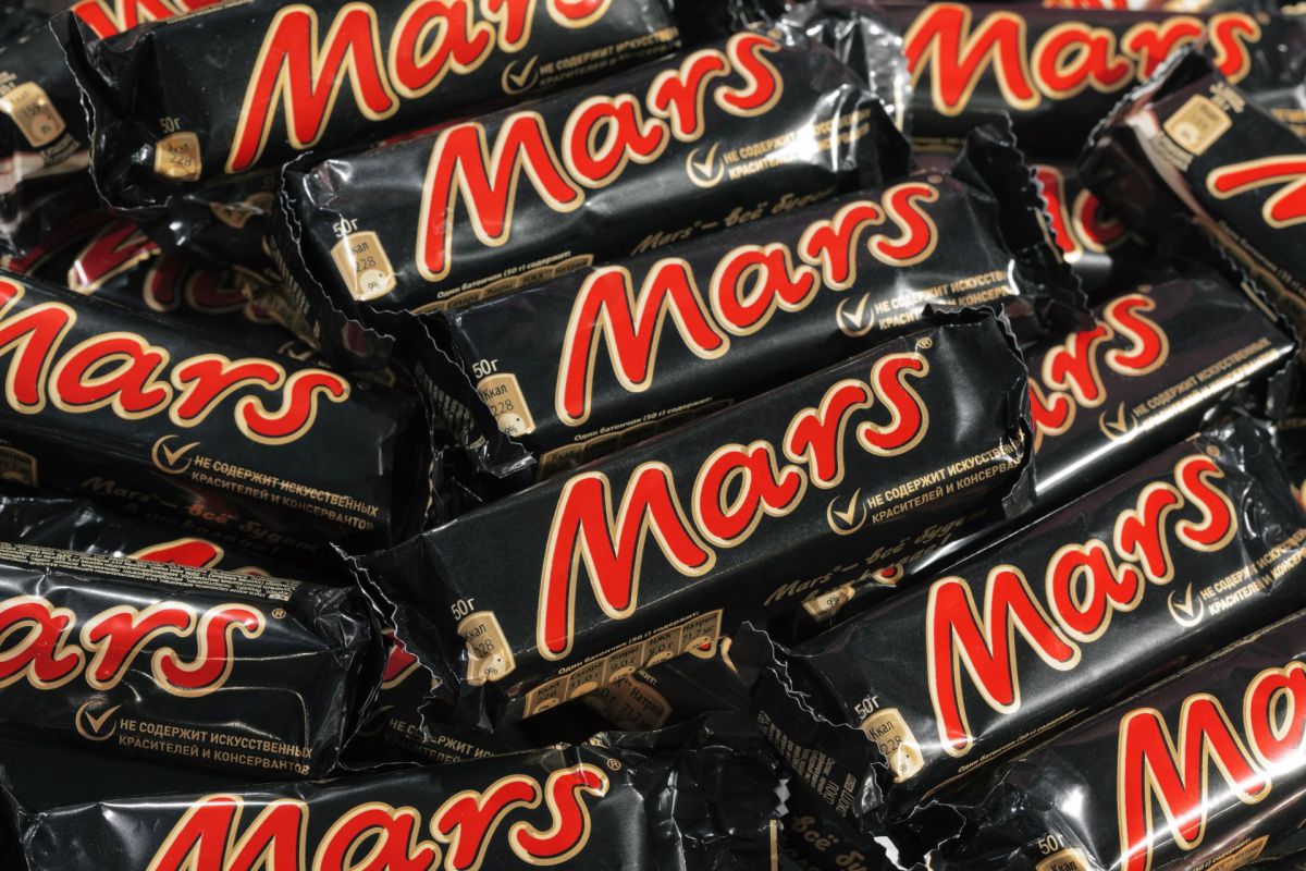 Mars chocolate bars revolutionary wrappers
