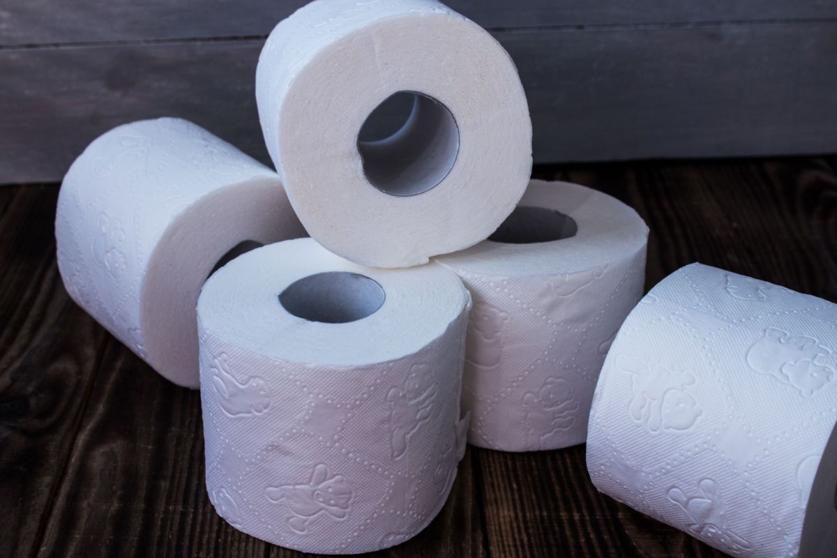 Sustainable bamboo toilet paper