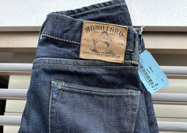 thrifted Momotaro jeans