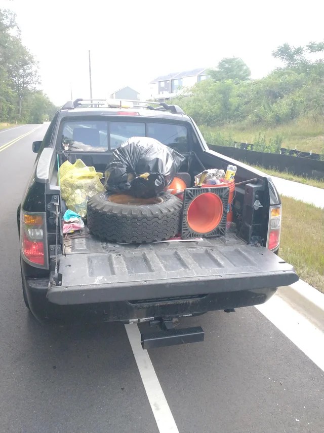 Trash clean up,