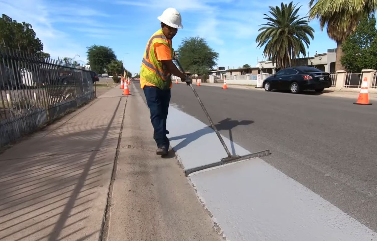 Cool pavement to combat scorching temperatures