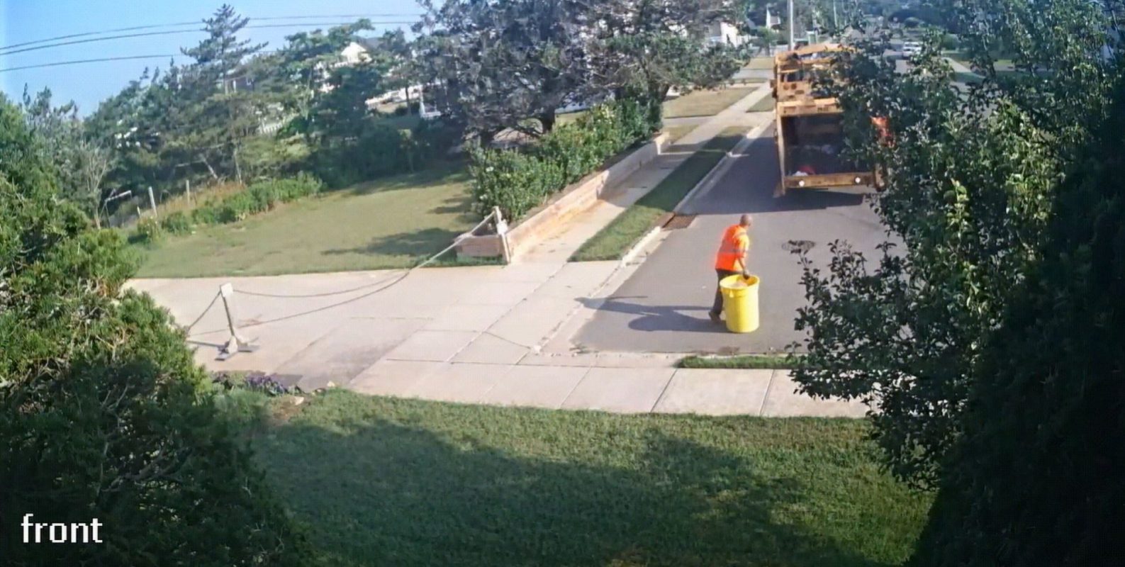Recycling garbage, Homeowner’s surveillance system catches ‘infuriating’ action by garbage collectors