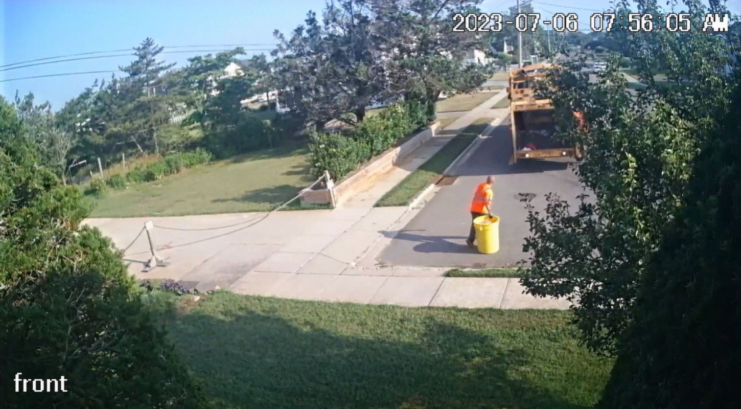 Recycling garbage, Homeowner’s surveillance system catches ‘infuriating’ action by garbage collectors