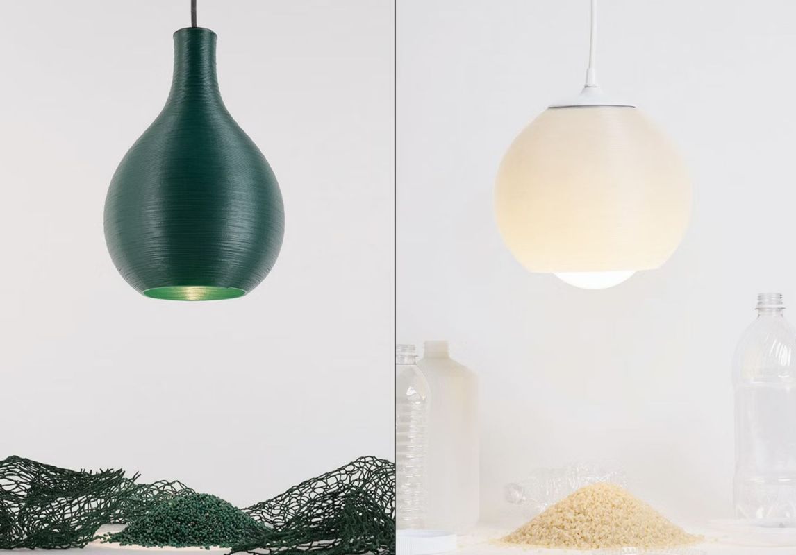 LightArt, 3D-printed collection made from ocean plastic